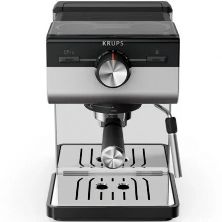 Krups Cafetera Expreso Authentic+ XP384E10 1450W 15 Bares Plateada