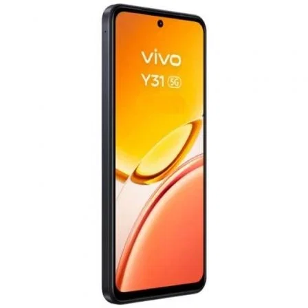 Vivo Smartphone Y31 5G, 6.72'', 6GB RAM + 256GB, Snapdragon 4 Gen 2, Batería 6500 mAh, Carga 44W, Cámara 50MP, IP69, Negro, Android 15