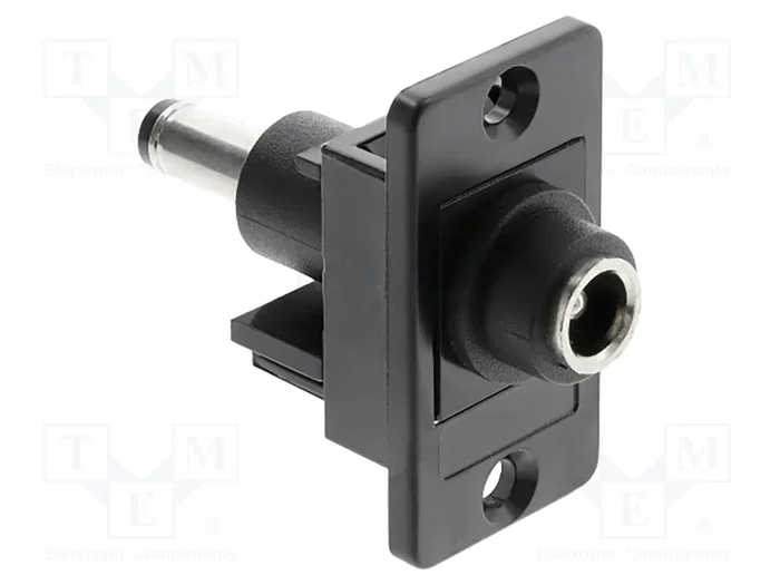 DeLOCK 91116 Módulo keystone de montaje en panel con conectores DC 5.5 x 2.1 mm, Negro DeLOCK 91116 Módulo keystone de montaje en panel con conectores DC 5.5 x 2.1 mm, Negro
