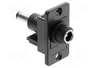 DeLOCK 91116 Módulo keystone de montaje en panel con conectores DC 5.5 x 2.1 mm, Negro