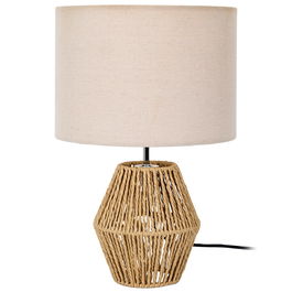 Home Deco Factory Lámpara Lino Y Cuerda Papel