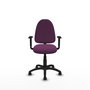 PIQUERAS Y CRESPO Silla de oficina Aýna Morada con Brazos 1D