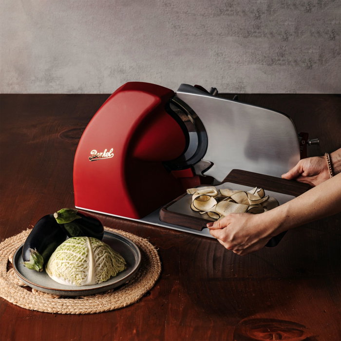 Berkel Homeline HL PLUS 250 Rojo Mate Cortafiambres Berkel Homeline HL PLUS 250 Rojo Mate Cortafiambres
