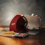 Berkel Homeline HL PLUS 250 Rojo Mate Cortafiambres