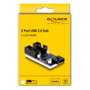 DeLOCK Hub USB 2.0 de 2 puertos con conexión a cabezal interno