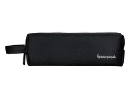 Liderpapel Estuche Portatodo Classic Rectangular con Asa Negro 210x70mm