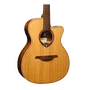 LAG Guitarra Acústica Auditorium Slim Cutaway Red Cedar con Electrónica Fishman Clásica II Natural