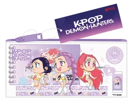 Safta Portatodo de Actividades K-Pop Demon Hunters Chibi con Útiles