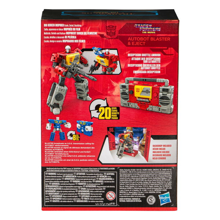 Hasbro Transformers Studio Series Voyager Class Autobot Blaster & Eject