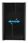 B-Tech BT7901-55 Cubierta Trasera Ajustable Negro