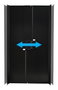 B-Tech BT7901-55 Cubierta Trasera Ajustable Negro