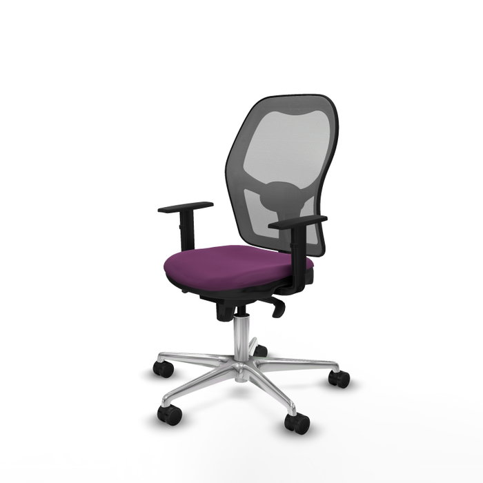 PIQUERAS Y CRESPO Silla de oficina Jorquera con mecanismo Sincro, Morado y Gris PIQUERAS Y CRESPO Silla de oficina Jorquera con mecanismo Sincro, Morado y Gris