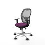 PIQUERAS Y CRESPO Silla de oficina Jorquera con mecanismo Sincro, Morado y Gris
