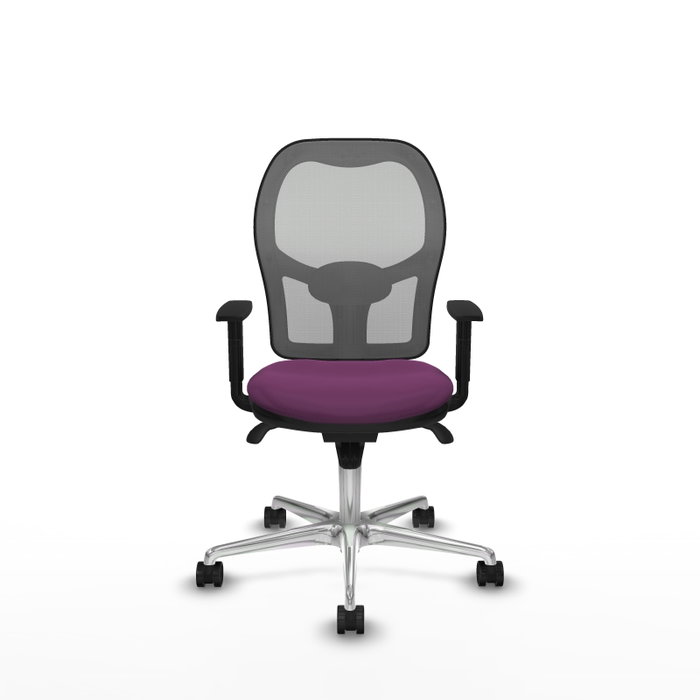 PIQUERAS Y CRESPO Silla de oficina Jorquera con mecanismo Sincro, Morado y Gris PIQUERAS Y CRESPO Silla de oficina Jorquera con mecanismo Sincro, Morado y Gris