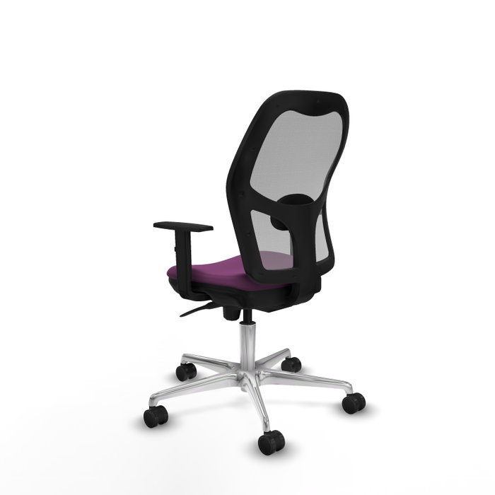 PIQUERAS Y CRESPO Silla de oficina Jorquera con mecanismo Sincro, Morado y Gris PIQUERAS Y CRESPO Silla de oficina Jorquera con mecanismo Sincro, Morado y Gris