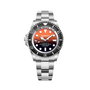 Bobroff BF0004i Reloj Automático con Esfera Naranja y Caja de Acero