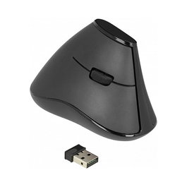 DeLOCK Ratón Ergonómico Vertical Inalámbrico 12622 Negro