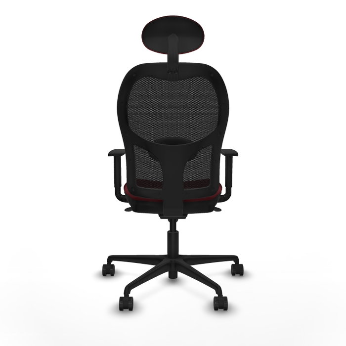 PIQUERAS Y CRESPO Silla de oficina Jorquera Granate y Negra PIQUERAS Y CRESPO Silla de oficina Jorquera Granate y Negra