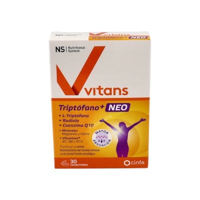 NUTRITIONAL SYSTEM VITANS TRIPTOFANO+ NEO 30 cápsulas