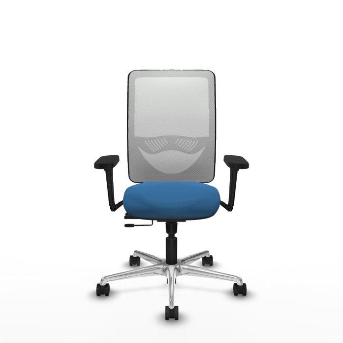 PIQUERAS Y CRESPO Silla de oficina Zulema Azul claro/Blanco
