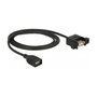 DeLOCK Cable USB 2.0 Tipo A hembra a hembra 85460, 1 m, Negro