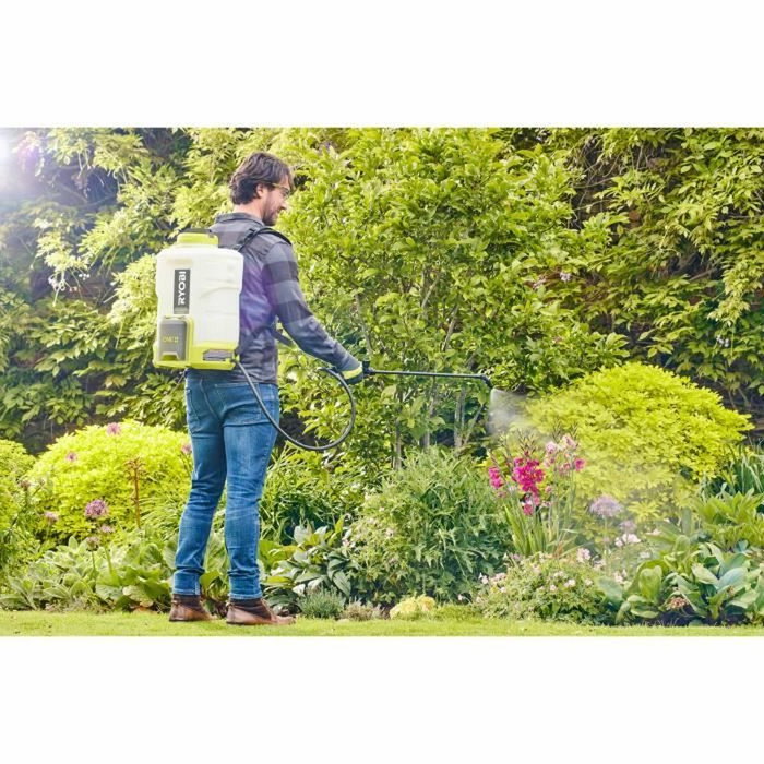 Ryobi Pulverizador de mochila RY18BPSB-0 18V One+ 15L 6,2 bares sin batería ni cargador