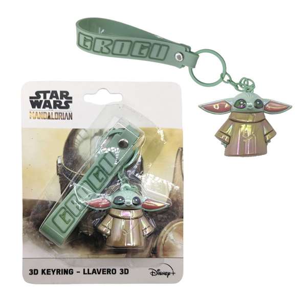 Cerdá Llavero 3D The Mandalorian Grogu Verde