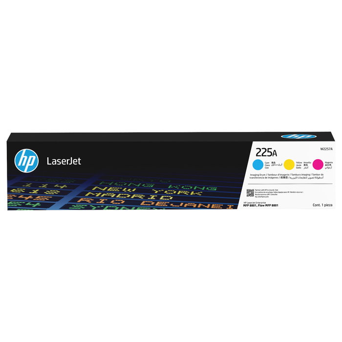HP Tambor de Imagen 225A W2257A Color (Cian, Magenta, Amarillo) para LaserJet Enterprise 8801 series HP Tambor de Imagen 225A W2257A Color (Cian, Magenta, Amarillo) para LaserJet Enterprise 8801 series