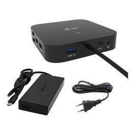 I-TEC C31TRI4KDPDPRO100 USB-C HDMI y Dual DP Docking Station con 100W PD