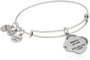 Alex And Ani Pulsera Soplo Vida Plateada