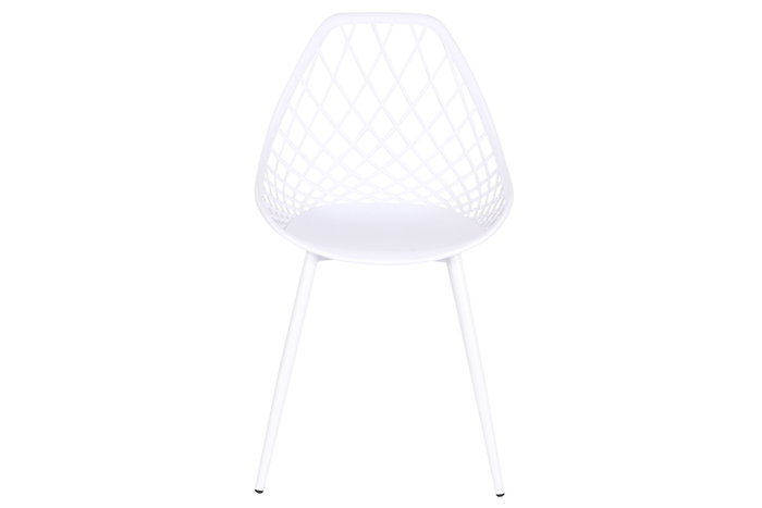 DKD Home Decor Silla PP Metal Blanca DKD Home Decor Silla PP Metal Blanca