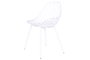 DKD Home Decor Silla PP Metal Blanca