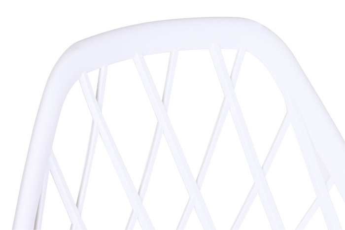 DKD Home Decor Silla PP Metal Blanca DKD Home Decor Silla PP Metal Blanca
