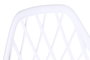 DKD Home Decor Silla PP Metal Blanca