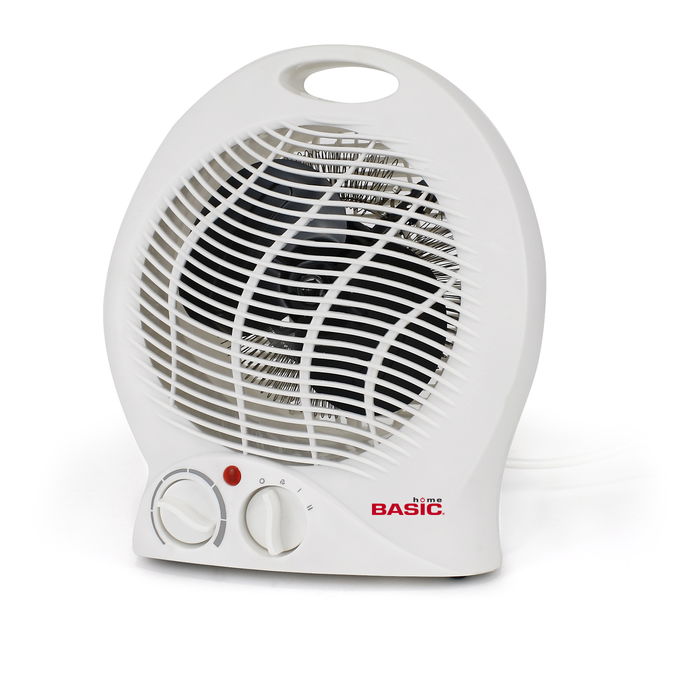 Basic Home Calefactor Aire 1000-2000W 13 cm ancho x 26.5 cm alto x 23 cm largo (4 Unidades)