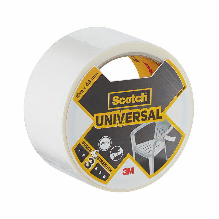 Scotch Cinta americana universal 3, blanca, 48 mm x 10 m Scotch Cinta americana universal 3, blanca, 48 mm x 10 m