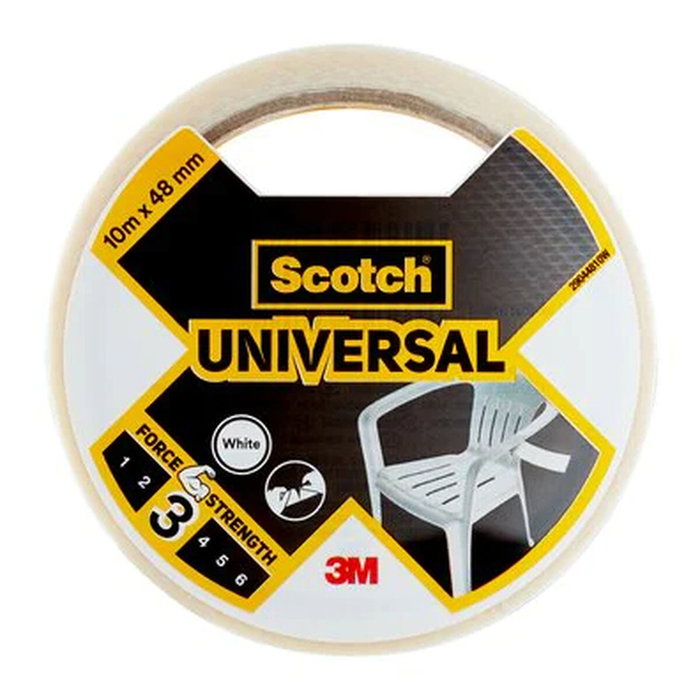 Scotch Cinta americana universal 3, blanca, 48 mm x 10 m Scotch Cinta americana universal 3, blanca, 48 mm x 10 m