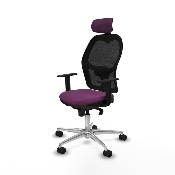 PIQUERAS Y CRESPO Silla de oficina Jorquera Morada y Negra