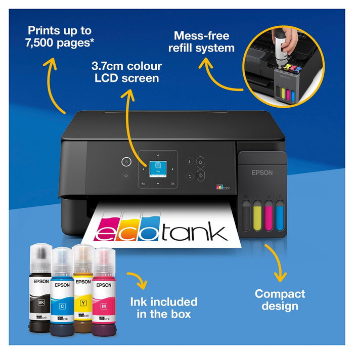 Epson EcoTank ET-2920 Multifunción Inyección de Tinta Negro