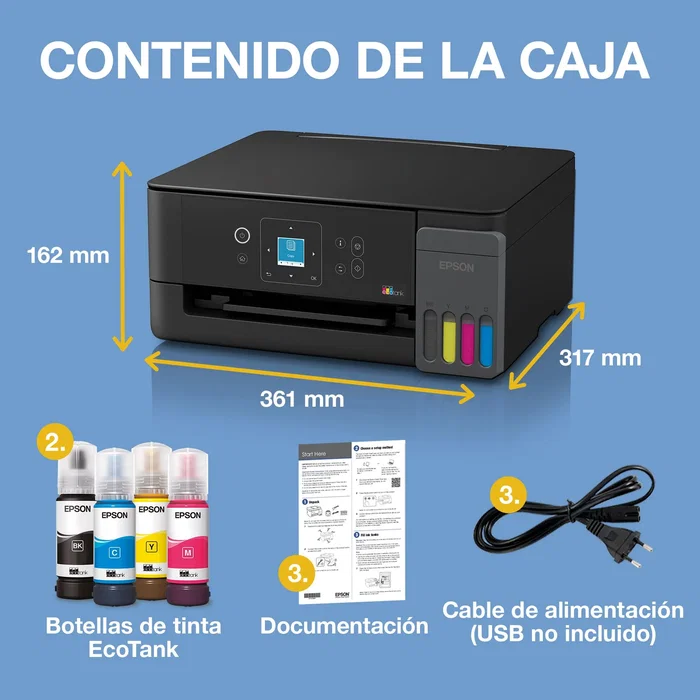 Epson EcoTank ET-2920 Impresora Multifunción Negro