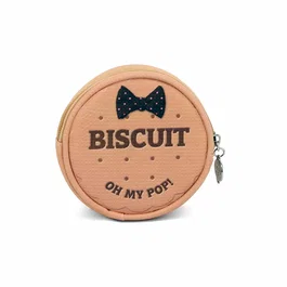 Oh My Pop Monedero Redondo Biscuit Beige 12 x 12 x 2 cm
