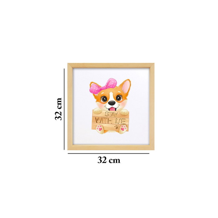 Wallity CAM23536 Cuadro Decorativo Enmarcado, 32 x 32 cm Wallity CAM23536 Cuadro Decorativo Enmarcado, 32 x 32 cm