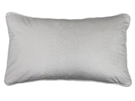 DKD Home Decor Set de 2 Cojines Jacquard Marfil Cocodrile