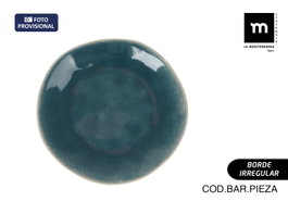 La Mediterranea Plato Ocean Blue 21,2 cm (12 Unidades) Axadre/Md/21.2x2.3cm