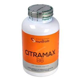 NUTILAB Citramax B6 240 Cápsulas - Citrato de Magnesio y Vitamina B6