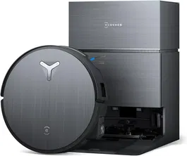 Ecovacs ECO6970135037728 Robot Aspirador y Friegasuelos, 19500 Pa, Potencia Ultrarrápida, OZMO Roller 2.0, ZeroTangle 3.0