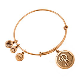 Alex And Ani Pulsera R II Acabado Envejecido Dorado