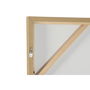 DKD Home Decor Cuadro Tropical Beige Blanco 4 x 140 x 100 cm (2 Unidades)