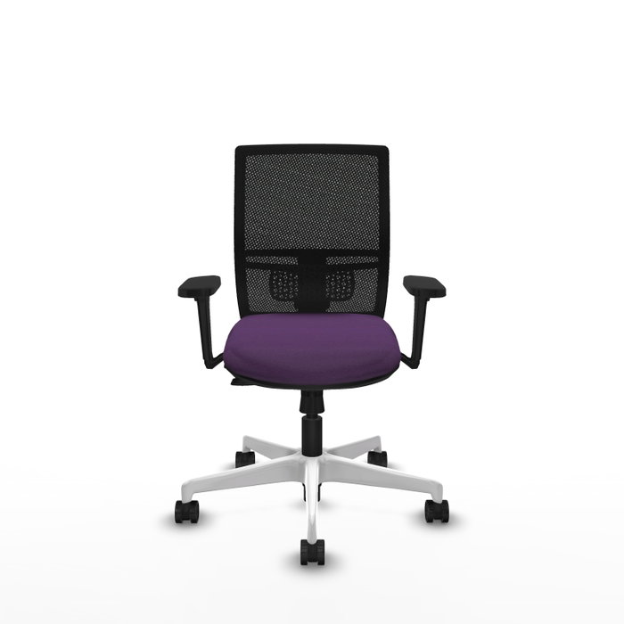 PIQUERAS Y CRESPO Silla de oficina Yunquera con mecanismo Sincro/Traslack, Morado y Negro PIQUERAS Y CRESPO Silla de oficina Yunquera con mecanismo Sincro/Traslack, Morado y Negro
