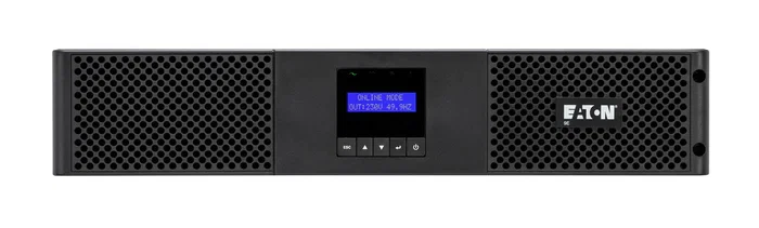 Eaton 9E1000IR SAI UPS Doble Conversión En Línea 1 kVA 900 W 4 Salidas AC, Forma de Onda Senoidal, Monitoreo Constante, LCD